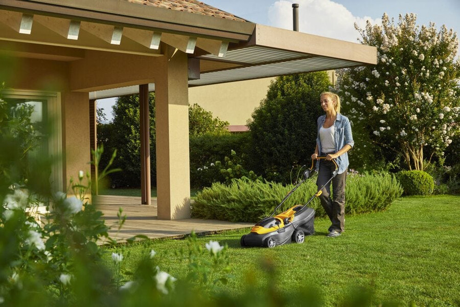 cordless lawn mower - collector 136e kit