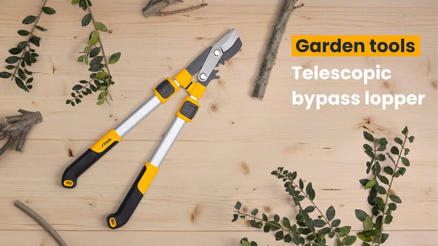 manual pruning shear and saw - telescopic bypass lopper
