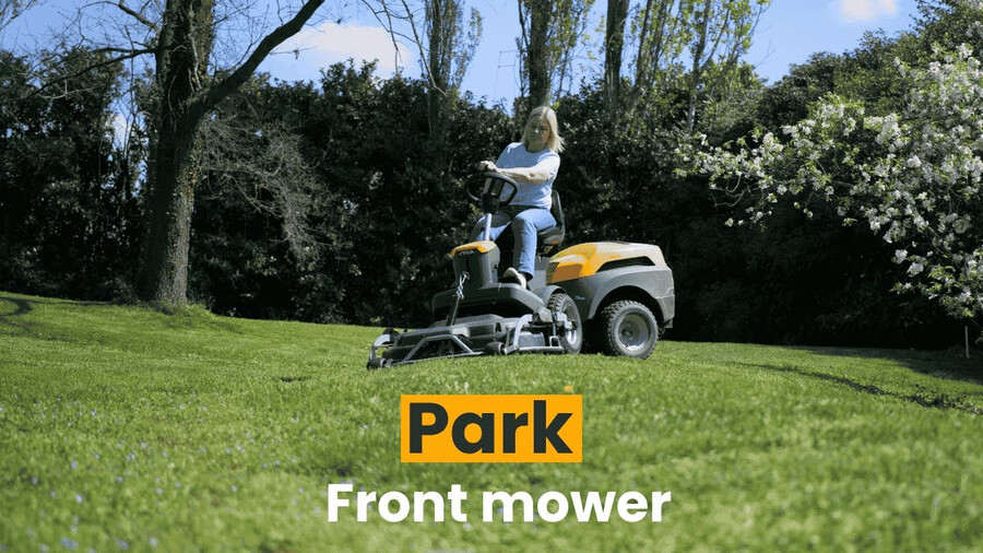 petrol front mower - park 300 rc