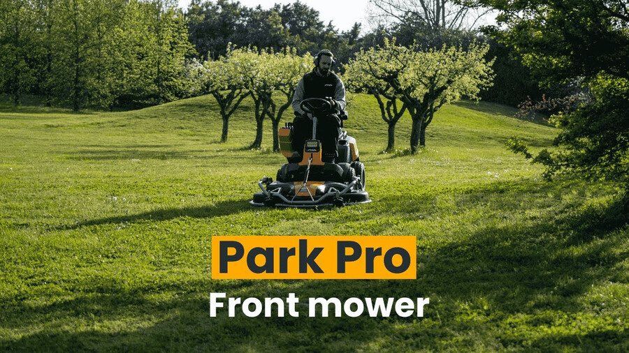 petrol front mower - park pro 900 wx