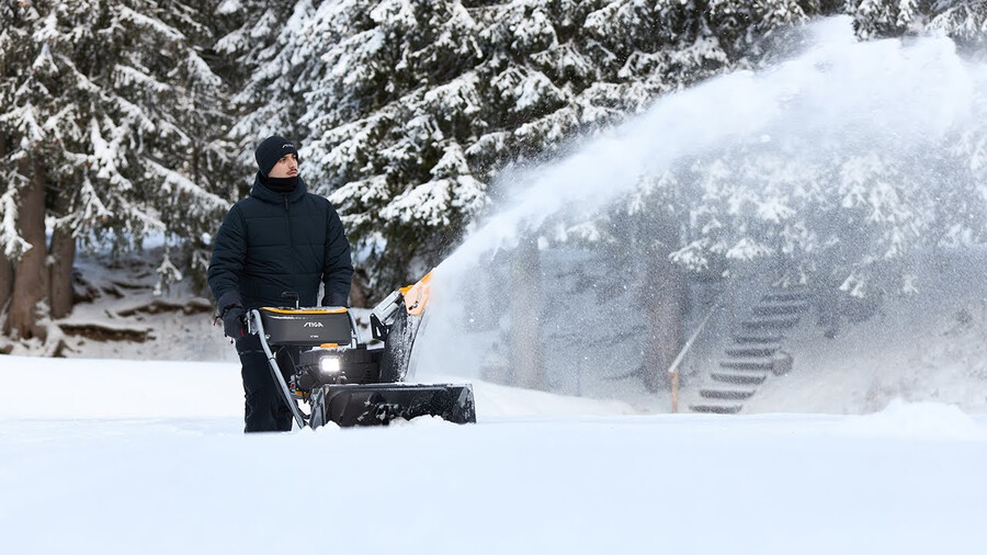 petrol snow blower - st 976 t